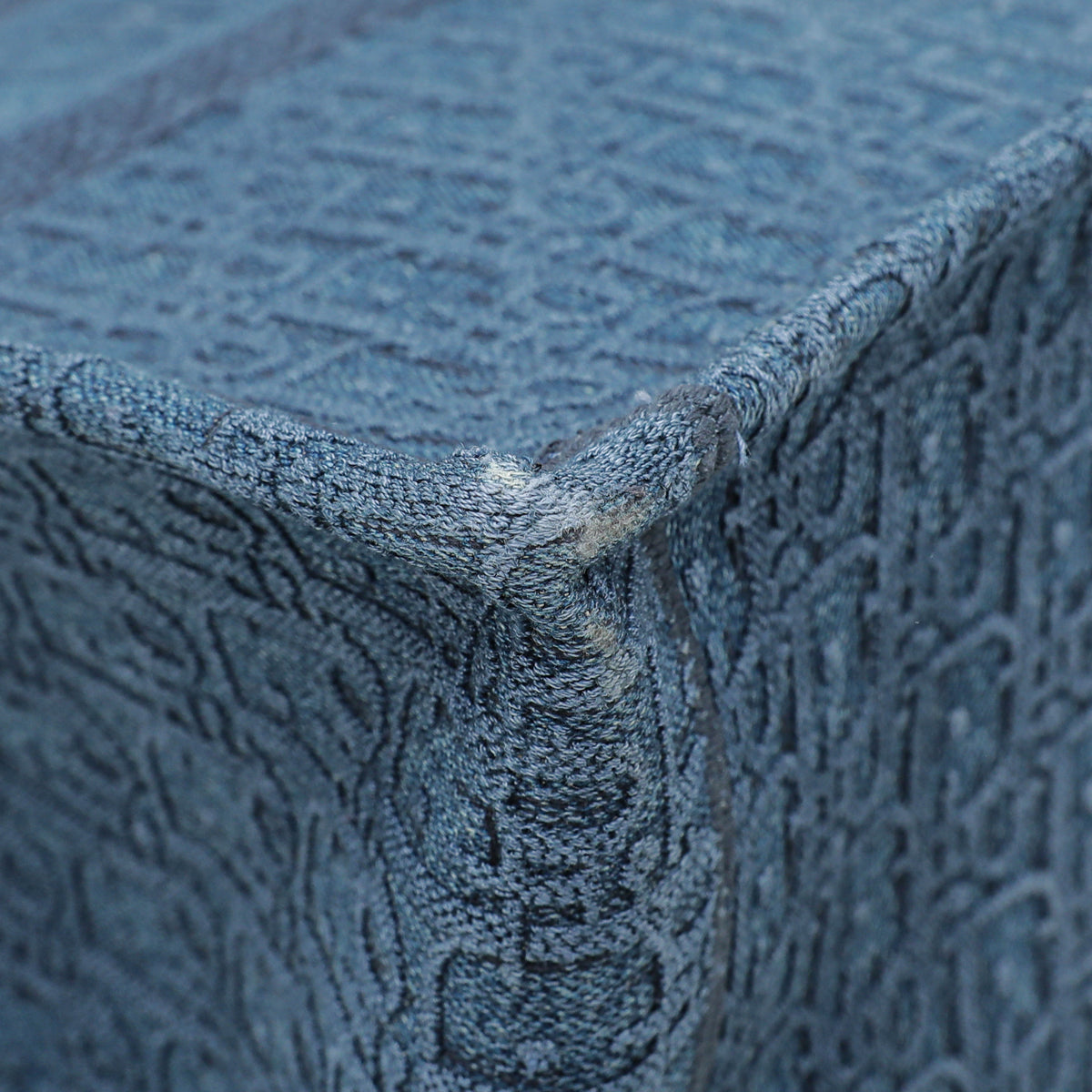 Christian Dior Blue Oblique Denim Book Tote Large Bag-handbag-Christian Dior-The Closet Egypt