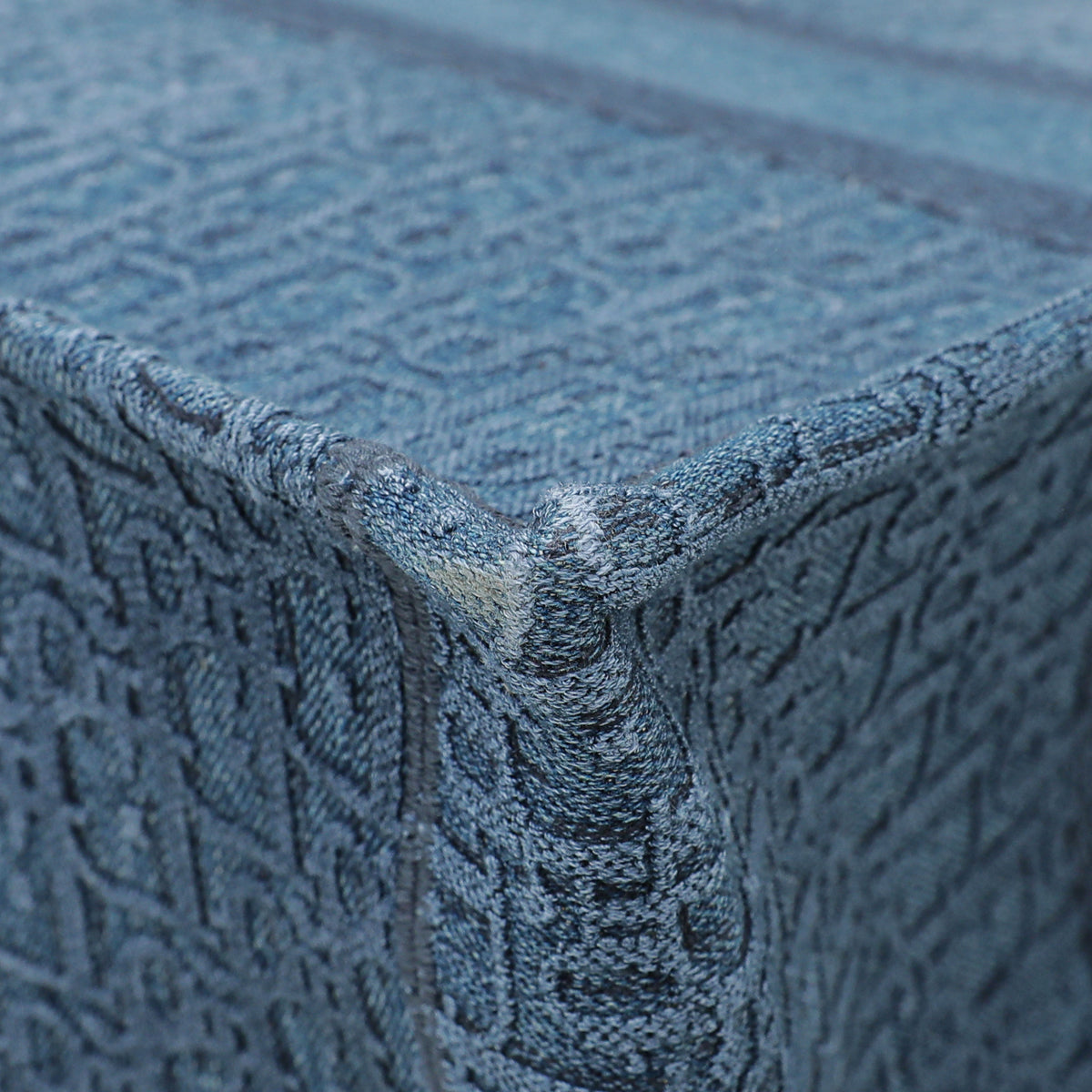 Christian Dior Blue Oblique Denim Book Tote Large Bag-handbag-Christian Dior-The Closet Egypt