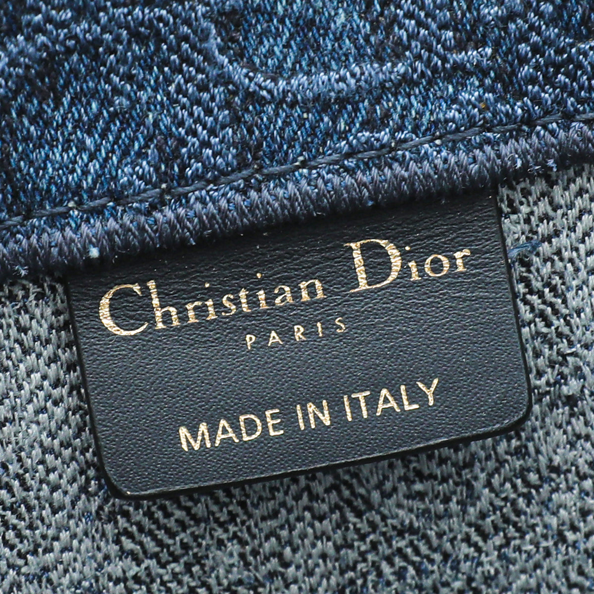 Christian Dior Blue Oblique Denim Book Tote Large Bag-handbag-Christian Dior-The Closet Egypt