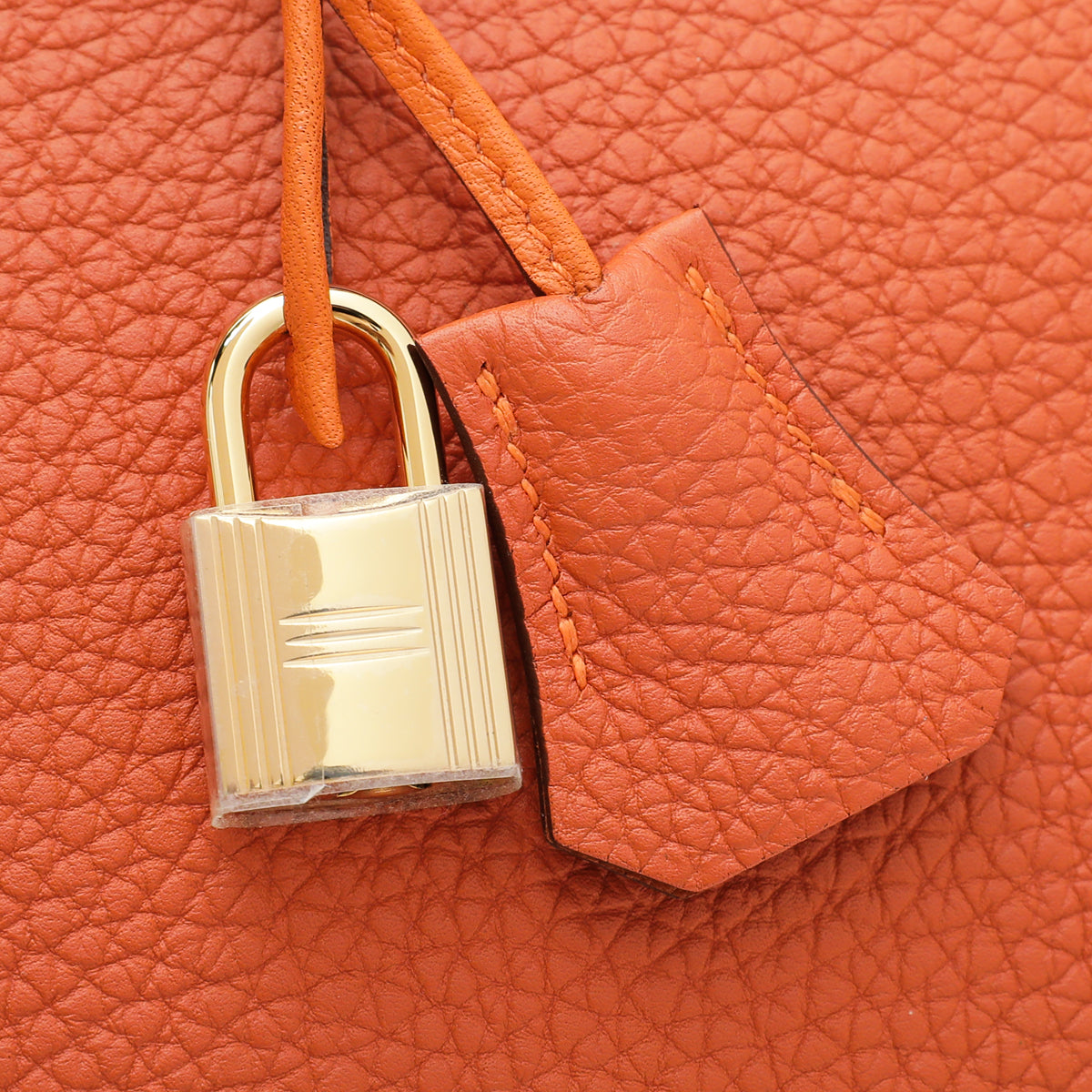 Hermes Orange Birkin 35 Bag