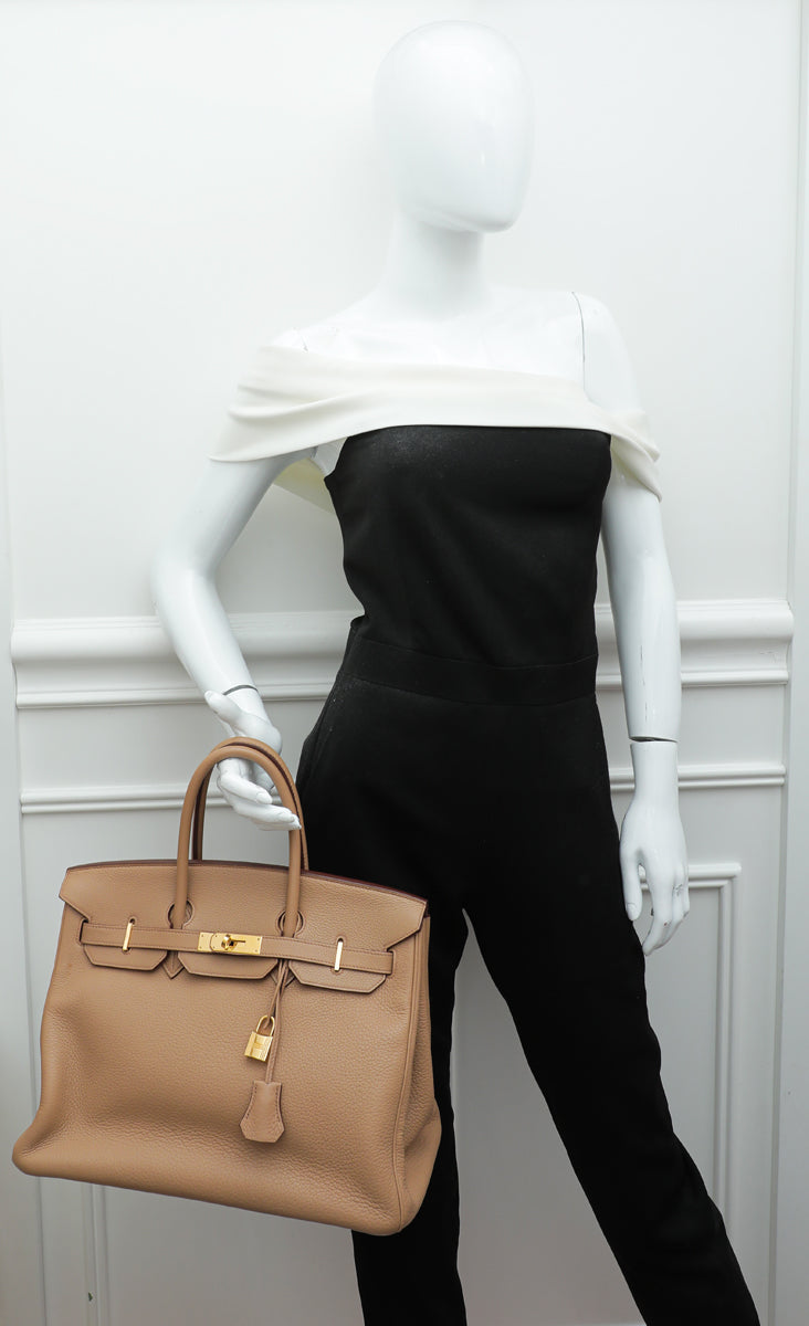 Hermes Tabac Camel Birkin 35 Bag-handbag-Hermes-The Closet Egypt