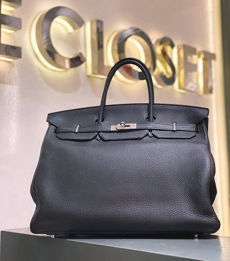 All black online birkin