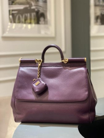 Dolce & Gabbana Purple Sicily Large Bag-handbag-Dolce & Gabbana-The Closet Egypt