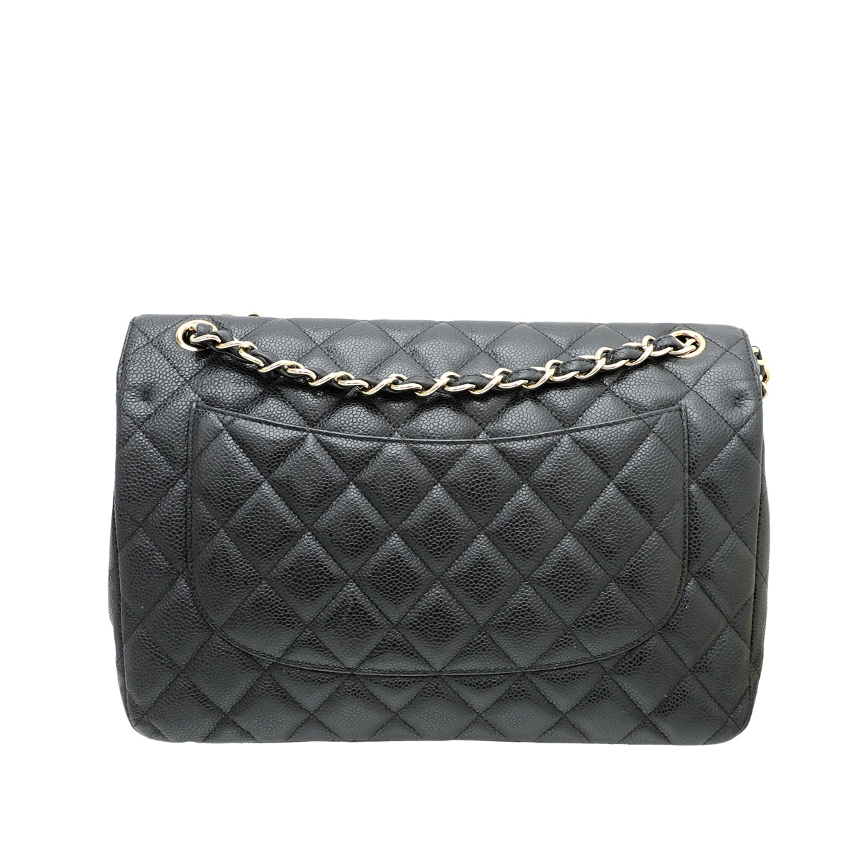 Chanel Black CC Classic Double Flap Jumbo Bag-handbag-Chanel-The Closet Egypt
