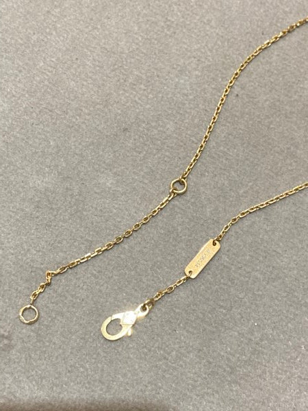 Van Cleef & Arpels 18K Yellow Gold MOP Alhambra Butterfly Necklace-Necklaces-Van Cleef & Arpels-The Closet Egypt