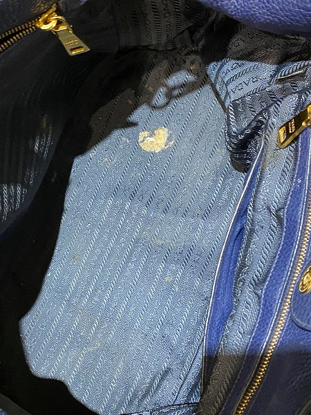 Prada Blue Tote Bag-handbag-Prada-The Closet Egypt