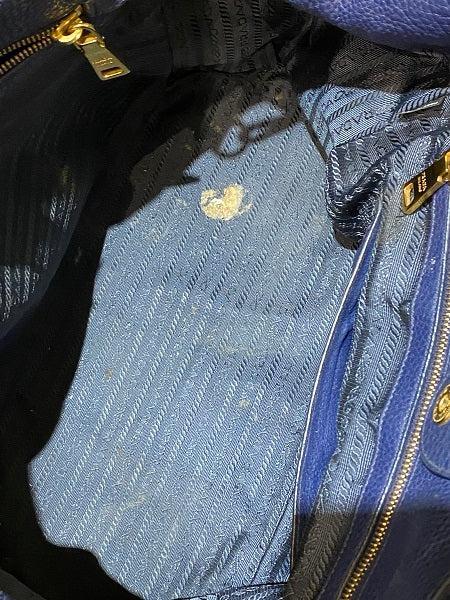 Prada Blue Tote Bag-handbag-Prada-The Closet Egypt