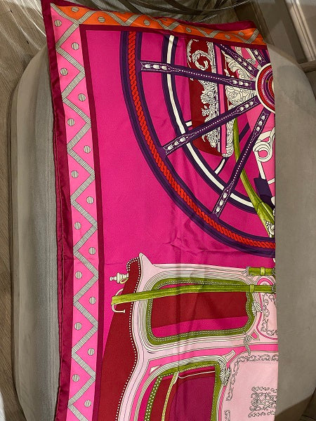 Hermes Multicolor Balade En Berline Scarf-Scarf-Hermes-The Closet Egypt