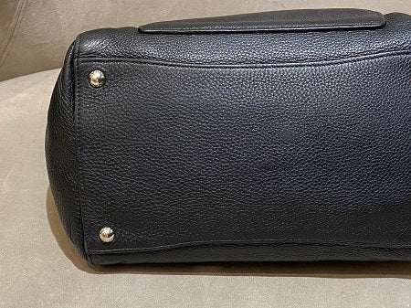 Prada Black Vitello Two Way Handbag Bag-handbag-Prada-The Closet Egypt