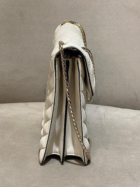 Bvlgari White Quilted Serpenti Forever Flap Bag-handbag-Bvlgari-The Closet Egypt