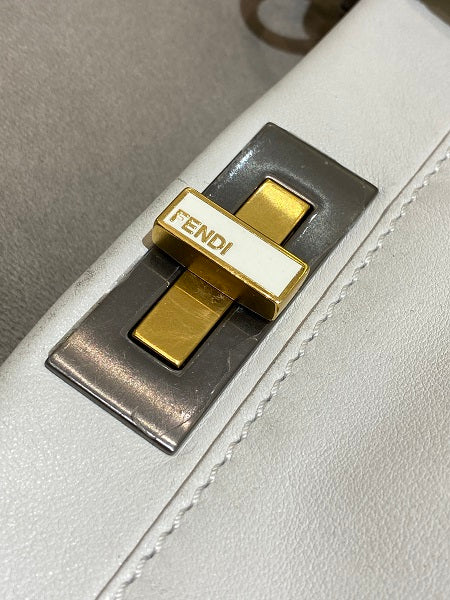 Fendi Cream Peekaboo Bag-handbag-Fendi-The Closet Egypt