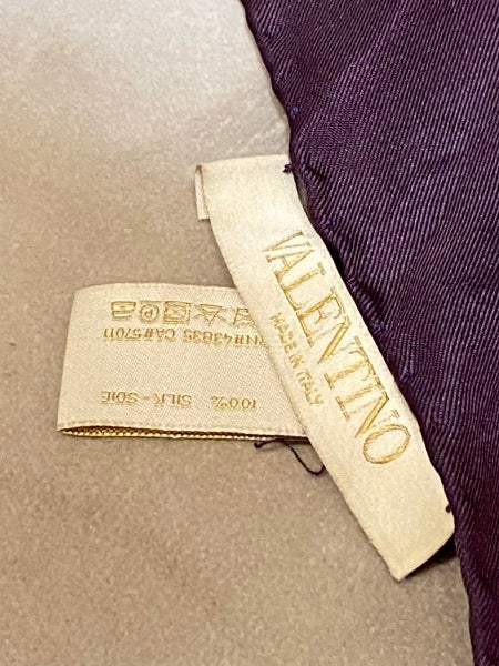 Valentino Bicolor Square Scarf-Scarf-Valentino-The Closet Egypt