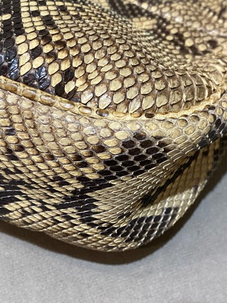 Gucci Brown Python Bamboo Handle Bag-handbag-Gucci-The Closet Egypt