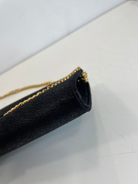 Stella Mccartney Black Falabella Shaggy Deer Small Bag-handbag-Stella Mccartney-The Closet Egypt