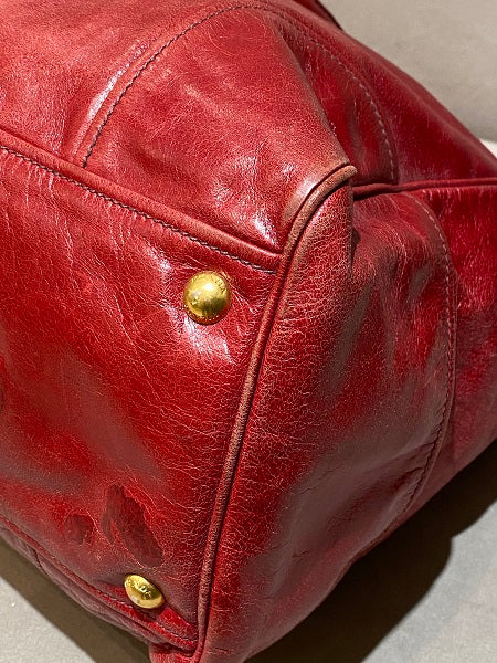 Prada Red Shoulder Bag-handbag-Prada-The Closet Egypt
