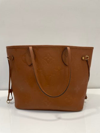 Louis Vuitton Cognac Monogram Empreinte Neverfull MM Bag-handbag-Louis Vuitton-The Closet Egypt