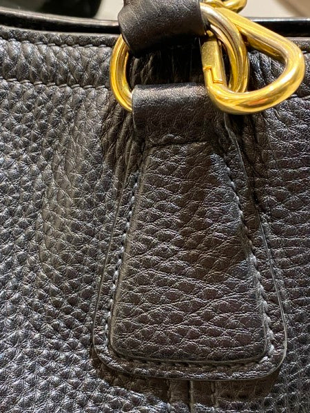Prada Black Vitello Daino Tote Bag-handbag-Prada-The Closet Egypt