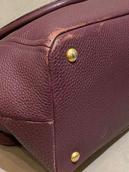 Prada Burgundy Vitello Daino Bag-handbag-Prada-The Closet Egypt