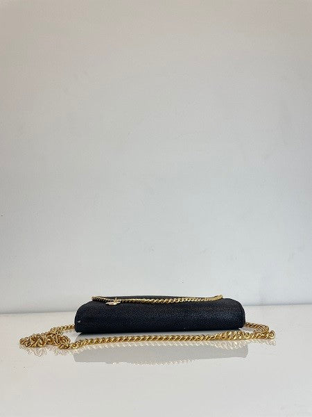 Stella Mccartney Black Falabella Shaggy Deer Small Bag-handbag-Stella Mccartney-The Closet Egypt