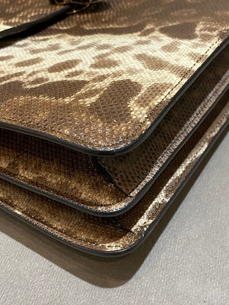 Bvlgari Brown Karung Snakeskin Serpenti Forever Crossbody Bag-handbag-Bvlgari-The Closet Egypt