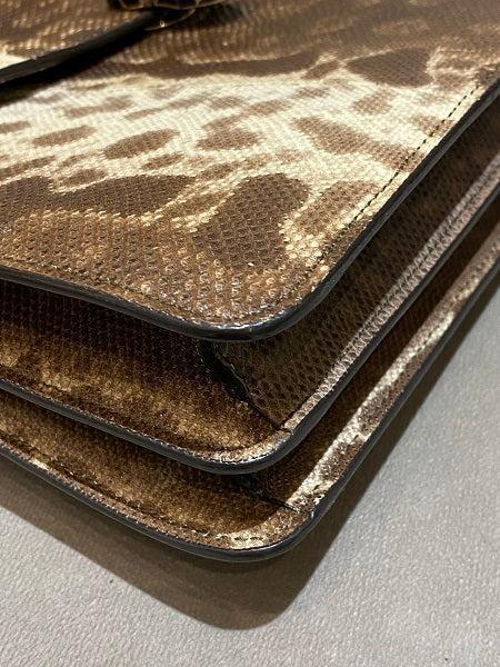 Bvlgari Brown Karung Snakeskin Serpenti Forever Crossbody Bag-handbag-Bvlgari-The Closet Egypt