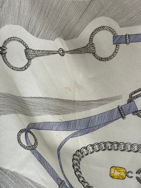 Hermes Bicolor Etude Pour Une Parure De Gala Scarf-Scarf-Hermes-The Closet Egypt