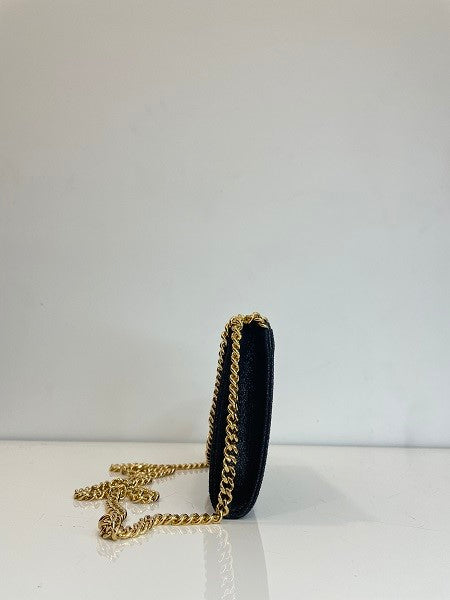 Stella Mccartney Black Falabella Shaggy Deer Small Bag-handbag-Stella Mccartney-The Closet Egypt