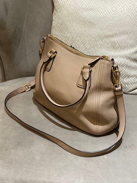 Prada Beige Vitello Daino Bag-handbag-Prada-The Closet Egypt