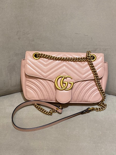 Gucci Pink GG Marmont Medium Bag-handbag-Gucci-The Closet Egypt