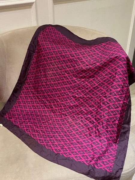 Valentino Bicolor Square Scarf-Scarf-Valentino-The Closet Egypt