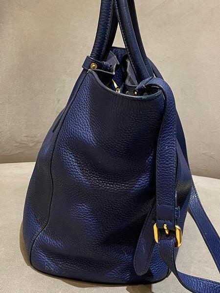 Prada Blue Tote Bag-handbag-Prada-The Closet Egypt