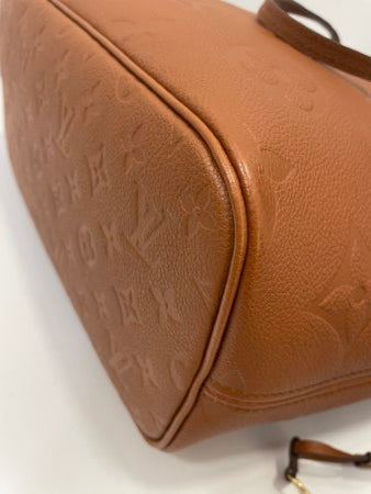Louis Vuitton Cognac Monogram Empreinte Neverfull MM Bag-handbag-Louis Vuitton-The Closet Egypt