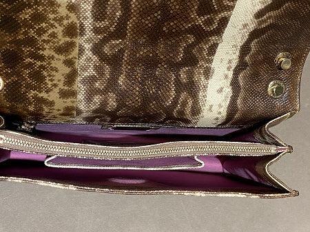 Bvlgari Brown Karung Snakeskin Serpenti Forever Crossbody Bag-handbag-Bvlgari-The Closet Egypt