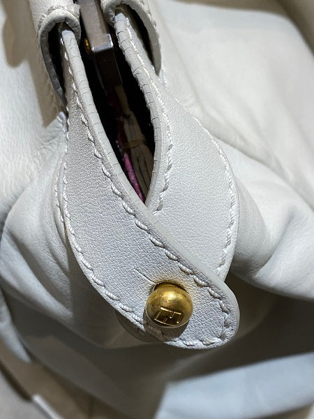 Fendi Cream Peekaboo Bag-handbag-Fendi-The Closet Egypt