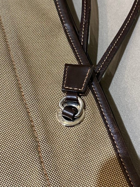 Prada Beige Logo Print Bag-handbag-Prada-The Closet Egypt