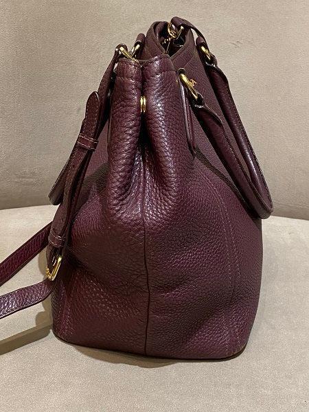 Prada Burgundy Vitello Daino Bag-handbag-Prada-The Closet Egypt