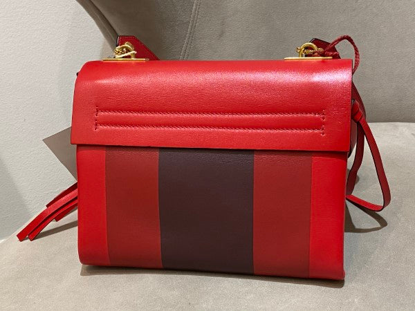 Valentino Red V Ring Shoulder Bag-handbag-Valentino-The Closet Egypt