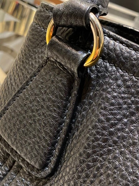 Prada Black Vitello Daino Tote Bag-handbag-Prada-The Closet Egypt