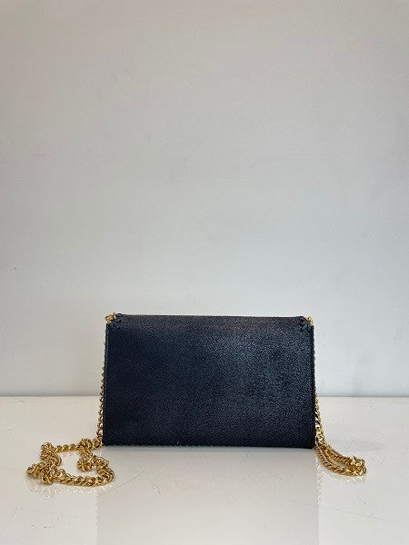 Stella Mccartney Black Falabella Shaggy Deer Small Bag-handbag-Stella Mccartney-The Closet Egypt