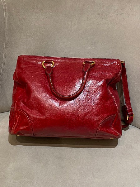 Prada Red Shoulder Bag-handbag-Prada-The Closet Egypt