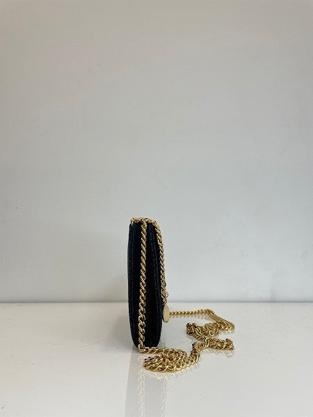 Stella Mccartney Black Falabella Shaggy Deer Small Bag-handbag-Stella Mccartney-The Closet Egypt