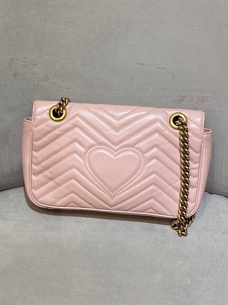 Gucci Pink GG Marmont Medium Bag-handbag-Gucci-The Closet Egypt