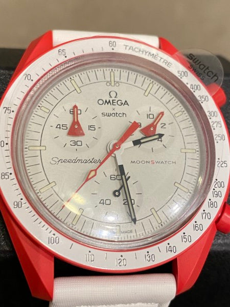 Omega Bicolor Bioceramic Moonswatch Mission to Mars Watch-Watch-Omega-The Closet Egypt