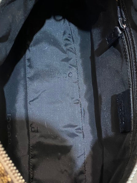 Gucci Brown Python Bamboo Handle Bag-handbag-Gucci-The Closet Egypt