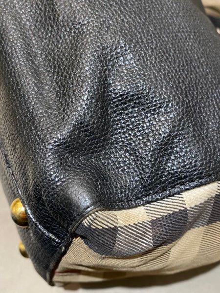Burberry Black Haymarket Shoulder Bag-handbag-Burberry-The Closet Egypt
