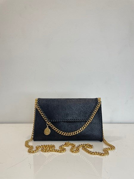 Stella Mccartney Black Falabella Shaggy Deer Small Bag-handbag-Stella Mccartney-The Closet Egypt
