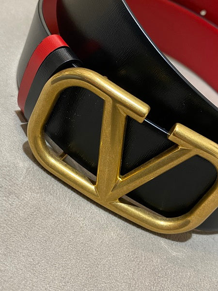 Valentino Bicolor Reversible Belt 34-Belt-Valentino-The Closet Egypt