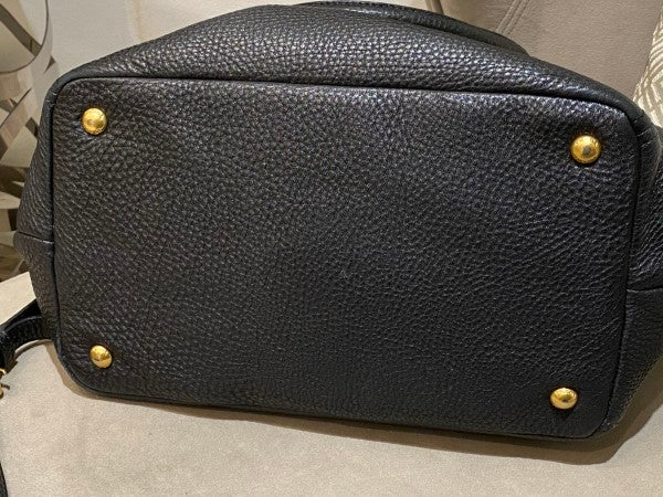 Prada Black Vitello Daino Tote Bag-handbag-Prada-The Closet Egypt