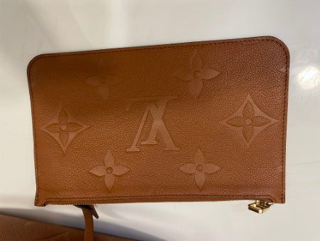 Louis Vuitton Cognac Monogram Empreinte Neverfull MM Bag-handbag-Louis Vuitton-The Closet Egypt