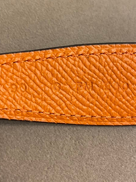 Hermes Bicolor H Buckle Reversible Belt-Belt-Hermes-The Closet Egypt